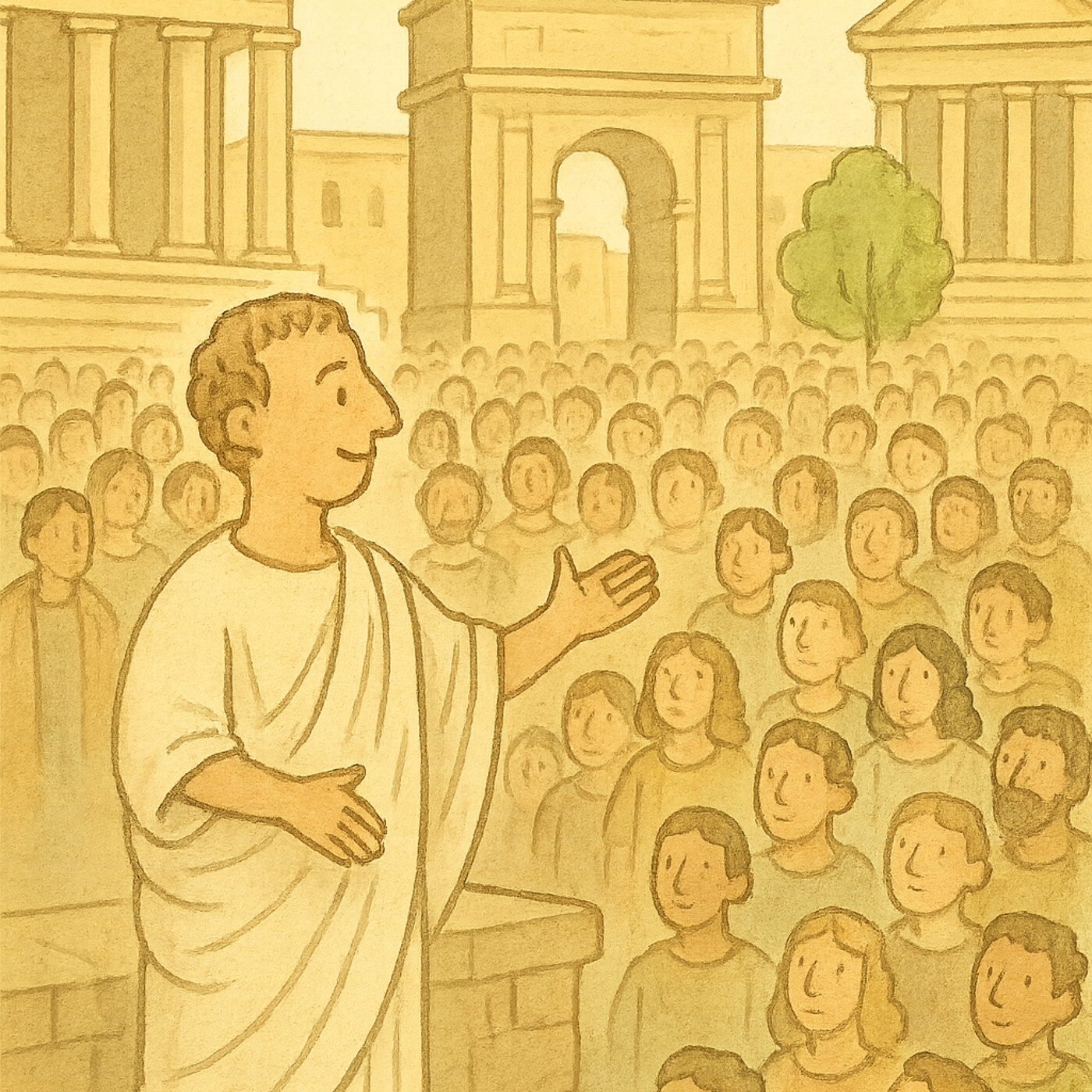 Speeches With No Notes — a Wonder story